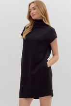 Load image into Gallery viewer, Black Mock Neck Dress

