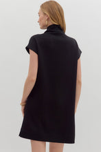 Load image into Gallery viewer, Black Mock Neck Dress
