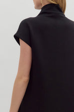 Load image into Gallery viewer, Black Mock Neck Dress
