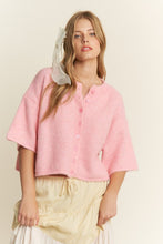 Load image into Gallery viewer, Button Down Sweater, Pink

