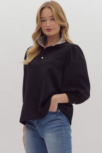 Ginny Top, Black