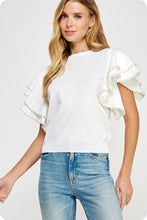 Load image into Gallery viewer, Piper Pearl Top, Off White
