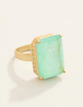 Load image into Gallery viewer, Naiad Rectangle Ring Sea Foam
