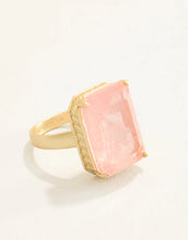 Load image into Gallery viewer, Naiad Rectangle Ring Pink
