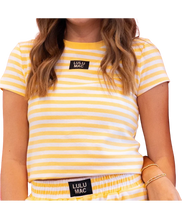 Load image into Gallery viewer, Lulu Mac Striped Baby Tee
