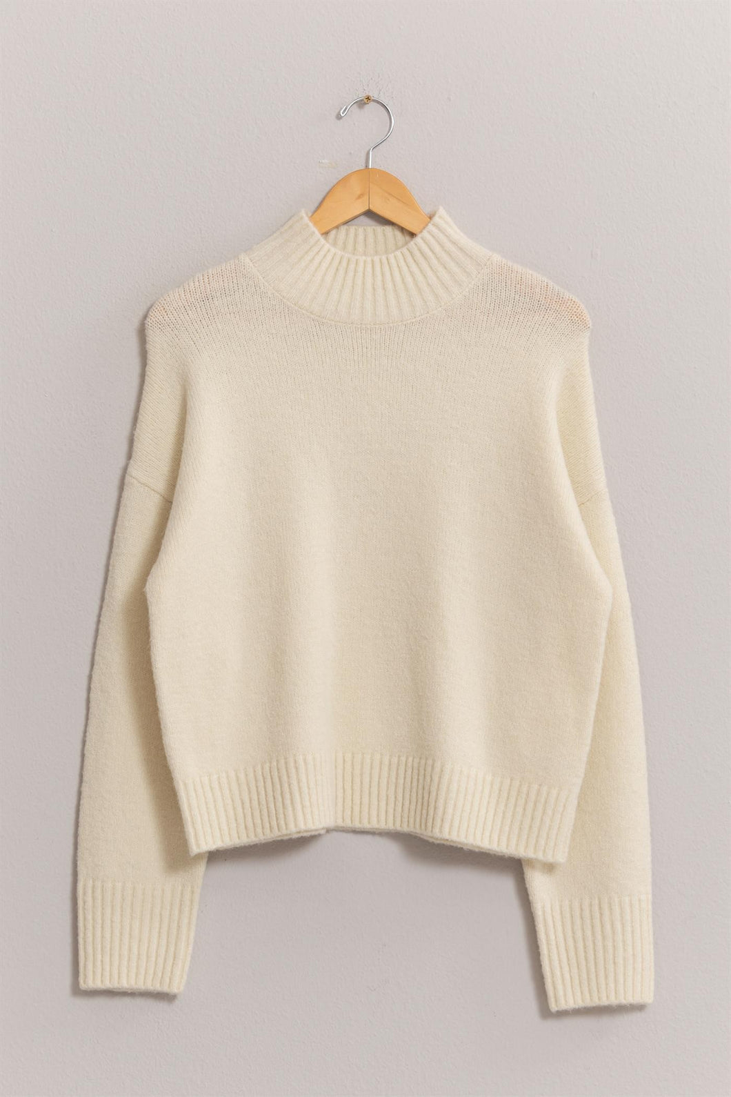 Basic Sweater, Cream