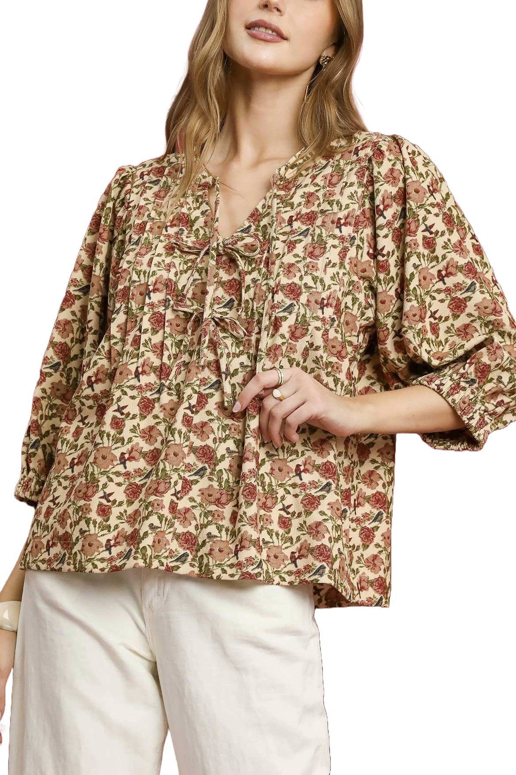 Pintuck Blouse