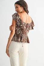 Load image into Gallery viewer, Ansley Top, Brown
