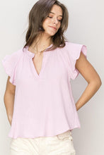 Load image into Gallery viewer, Flutter Sleeve Top, Lavender
