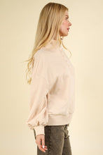 Load image into Gallery viewer, Henley Pullover, Cream
