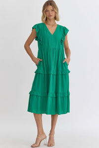 Jade Midi Dress, Green