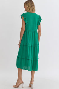 Jade Midi Dress, Green