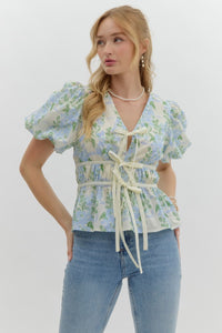 Evelyn Bow Top