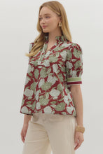 Load image into Gallery viewer, Ruby Top, Burgundy
