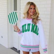 Load image into Gallery viewer, Lulu Mac Pink and Green Sweatshirt
