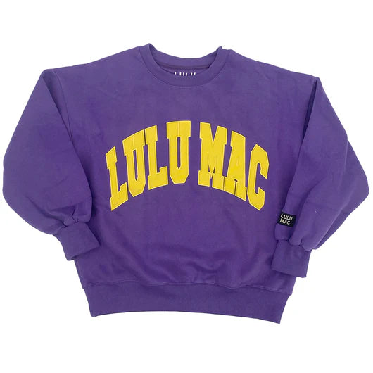 Lulu Mac Sweatshirt, Purple/Yellow