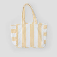 Load image into Gallery viewer, Stripe Beach Bag Sand
