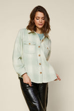 Load image into Gallery viewer, The Greyson Shacket, Mint Green

