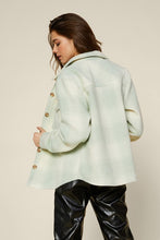 Load image into Gallery viewer, The Greyson Shacket, Mint Green
