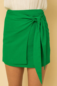 Amelia Mini Skirt, Green